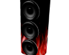 Sound speaker fire