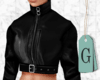 G. Leather Jacket Black