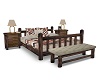 COUNTRY  CABIN  BED