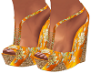Orange Keiko Sandals