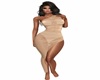 RL cream silk dress