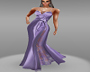 SR~Lilac Satin Gown