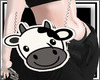 C_Cow^ Black Purse