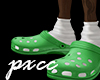 crocs green