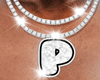 Necklace Letter P Male 2
