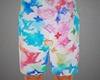 Multi Watercolor Shorts