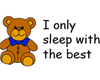 teddy bear sleep sticker