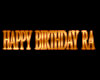 [RA]BIRTHDAY RA RS