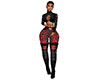Fendi Red Black Full
