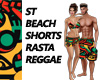 ST BEACH SHORTS RASTA