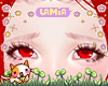 Red Thin Eyebrows