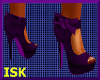 purple classy heels