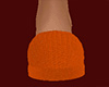 Orange Knit Slippers (F)