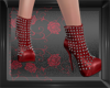 Dp Studded Boots Red