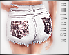 $ Sparkle Shorts | White