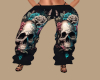 Skull and Roses Pants