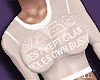Y e White Graphic Tee