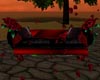 Red Rose Petal Couch