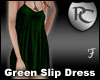 Green Slip Dress