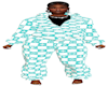 Checkered Teal LV F