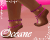pink ankle bracelet