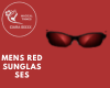 Mens Red Sunglasses