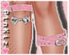 PinKiz Leg Belts Pink