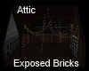 Exposed Brick wall Attic