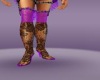 purple dance boots