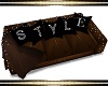 CHOCOLATE STYLE COUCH/P
