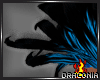 Aqua Shoulder Plumes