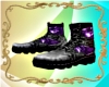 purple shoes military