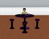 Purple and Black table