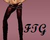 FTG Red Stylish Jeans