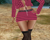 S4E Dk Pink Houndtooth S