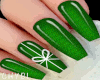 C~Green Bow Nails