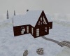 chv winter log cabin
