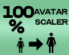 Avatar Scaler 100%