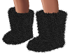 P* fur black boots