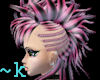 ~k Pink&Black mohawk