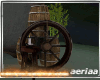 *N* Barrel + wheel decor