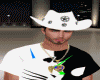 Hat Cowboy White