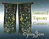 Anim Tapestry Curtain Bl