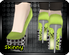 -Ƨ- Studded Kiwi Heels