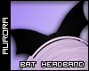A| Bat Bow Headband