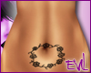 [EM]Flower belly Tattoo