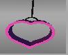 purple pink heart swing
