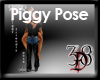Piggy friendly pose
