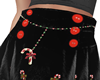 belly chain~candy cane