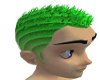 toxic green spike hair